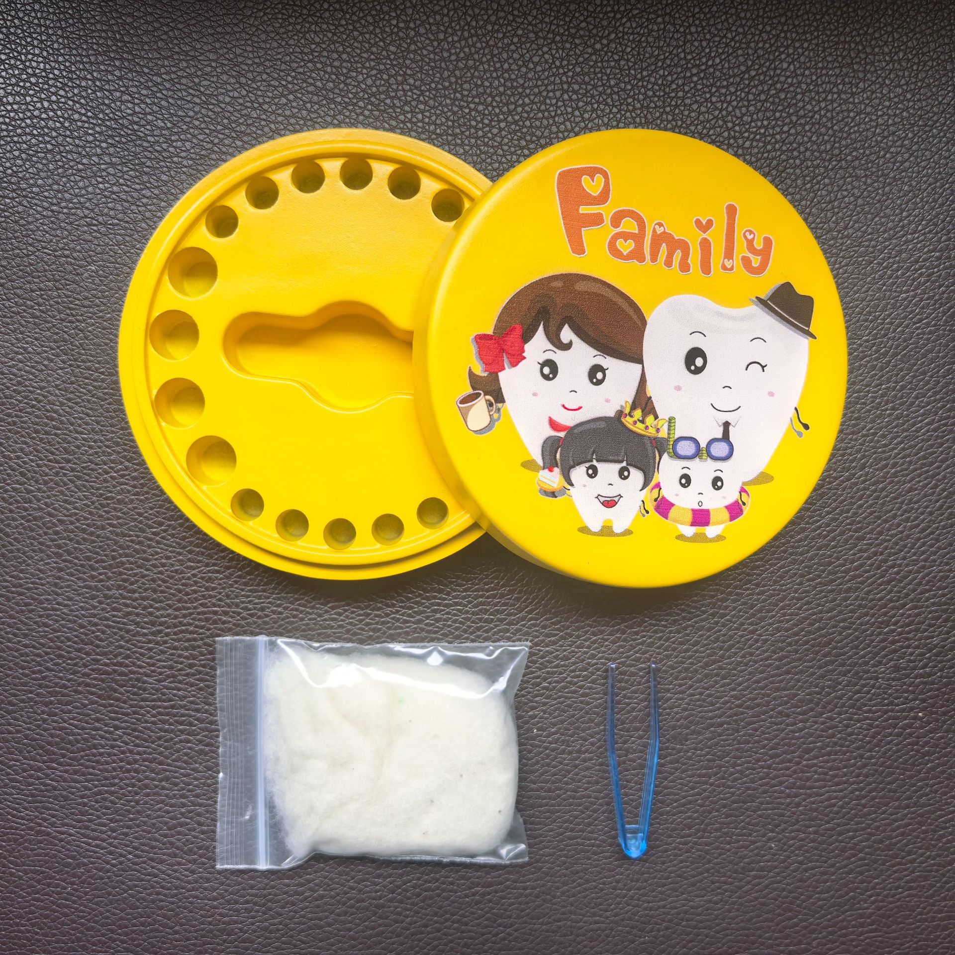 Tooth House estilo explosivo transfronterizo para niños, hombres y mujeres, caja de almacenamiento de dientes de leche para bebés, marco de fotos de madera personalizado, recuerdo de pelo de lanugo de dientes