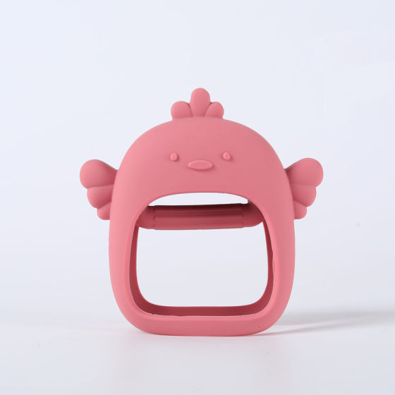 Wholesale Little Penguin Hand Guard Gum Baby Baby Anti-eating Artifact Grinding Stick Baby Bite Silicone Toy