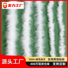 现货批发白色全绒毛条火鸡毛长绒羽毛条头饰装饰品材料服装辅料