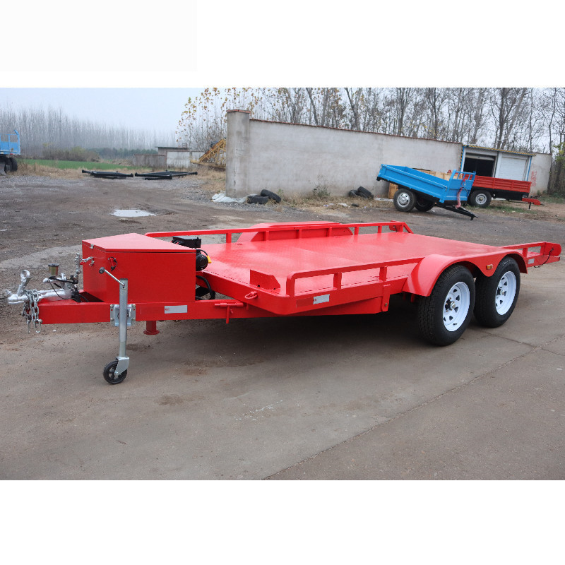 2吨汽车拖车 升降拖车 平板拖车 清障拖车 汽车挂车