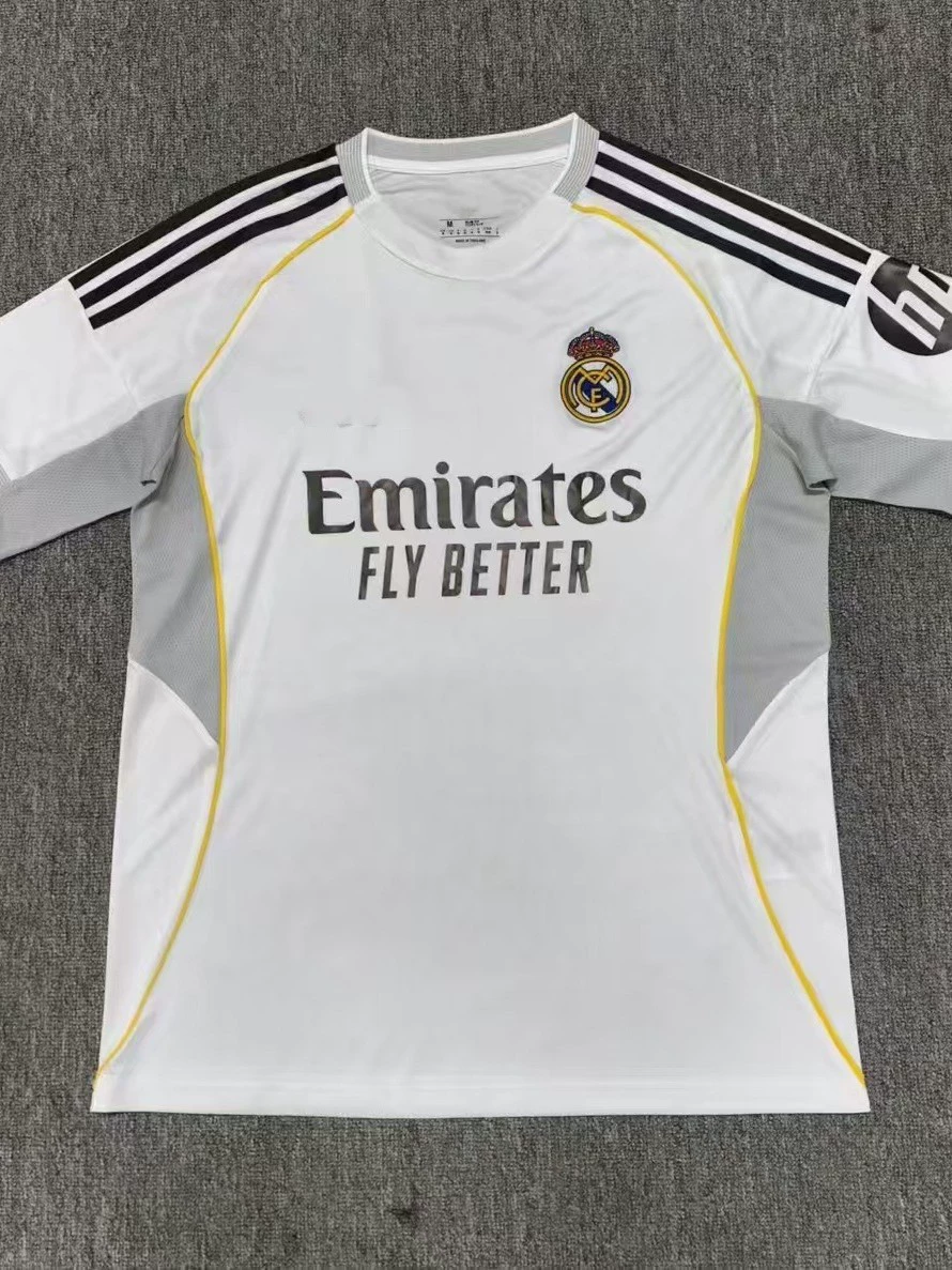 2526 новая футбольная форма однотонная Real Madrid Chelsea Mimi Pallalas Arsenal Liverpool фанаты