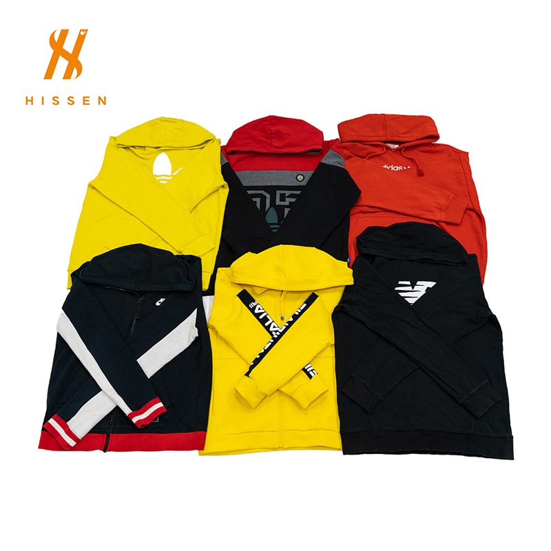 外贸出口希腊二手品牌男士卫衣brand used hoodies整柜批发宽松