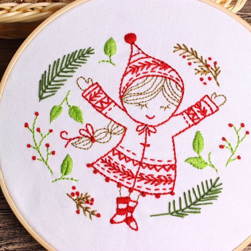 DIY manual bordado kit material paquete europeo de dibujos animados animal principiante kindergarten formación enseñanza