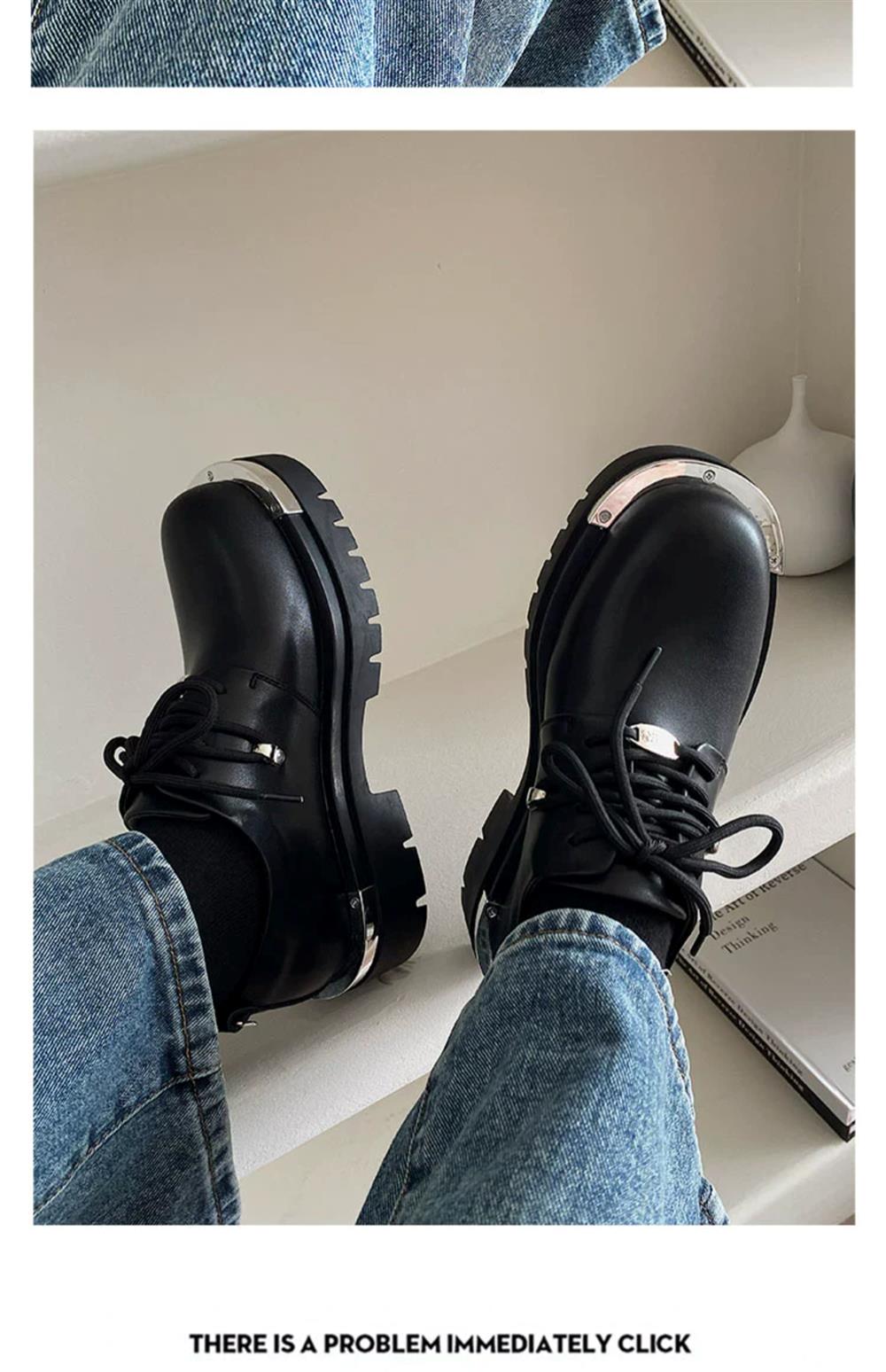 Chaussures Derby ShoeVault pour homme, modèle phare de la collection automne-été, rehausseur de taille, noires, décontractées, professionnelles et habillées, authentiques._voghion.com