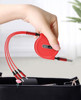Telescopic mobile phone, handheld charging cable, 3A, Android, Birthday gift