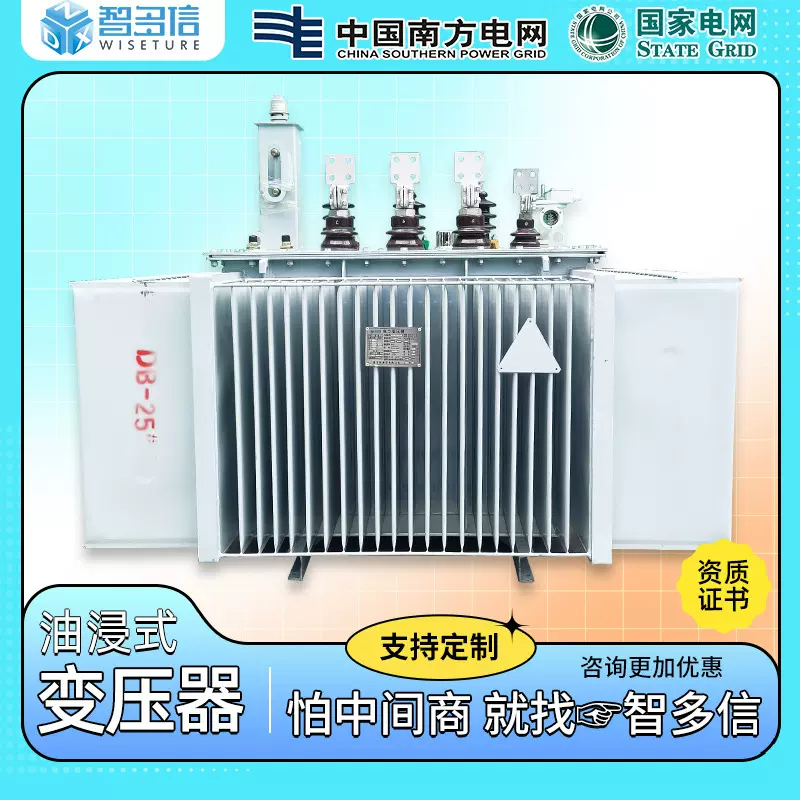 s13油浸式变压器全铜全铝大容量高压三相变压器10kv电力变压器厂