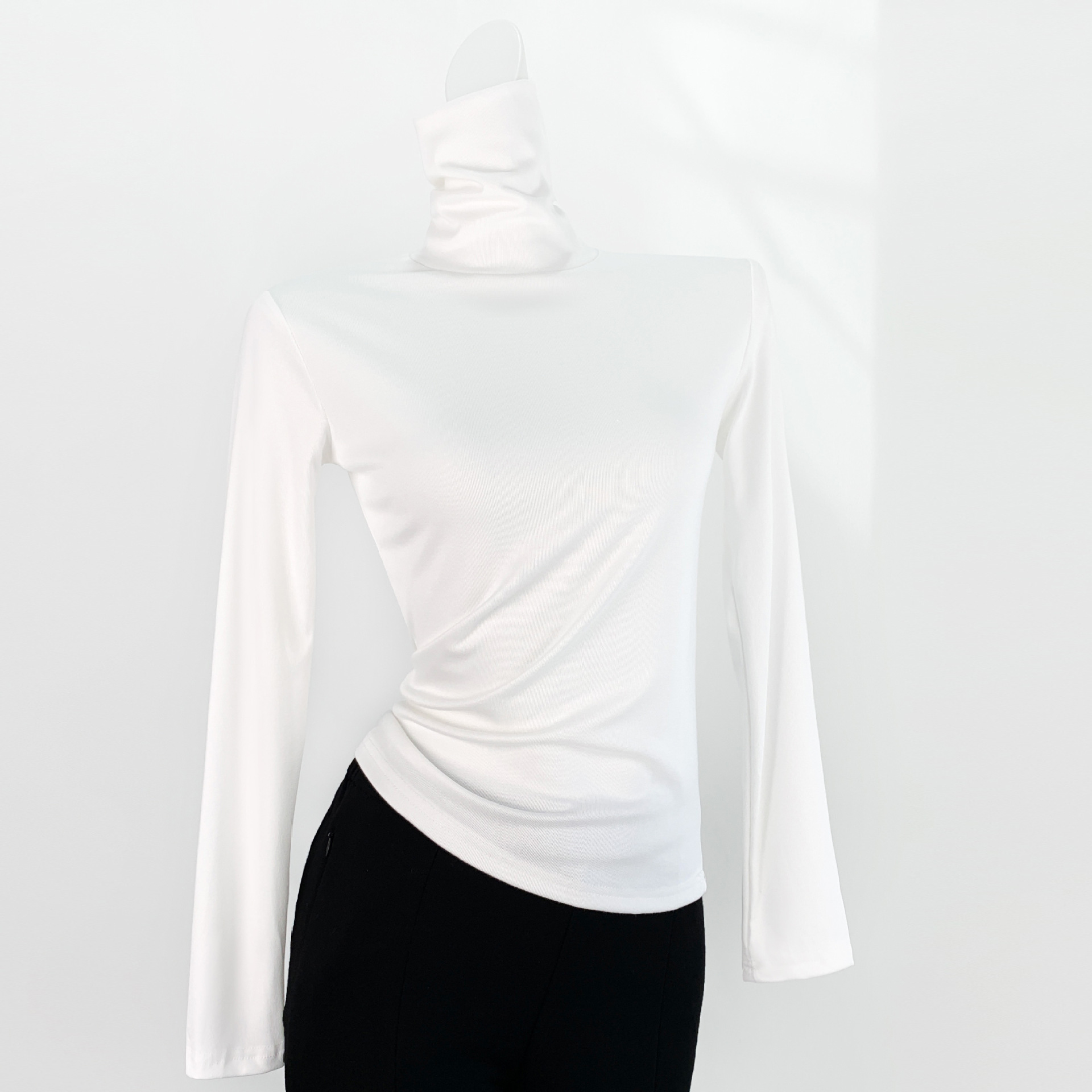 Soft base body-friendly spring solid color colored long-sleeve