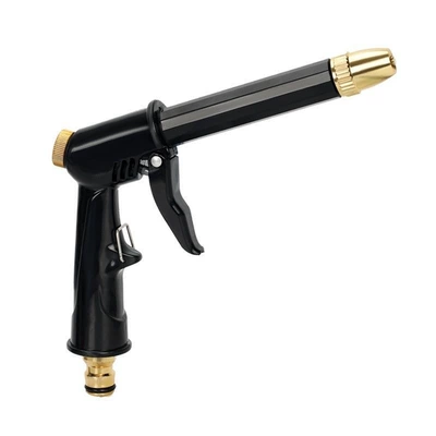 High-pressure car wash water gun pressurized water gun nozzle watering flowers and vegetables shower nozzle car wash spray gun docking hose suit (High pressure car wash water gun) - eight-long-pole-water-gun-1-single-high-pressure-water-gun