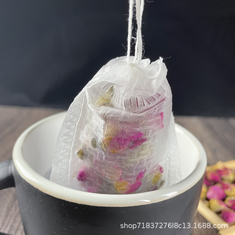 8*10cm玉米纤维抽线泡茶袋一次性过滤袋茶叶包茶包袋花茶袋调料包