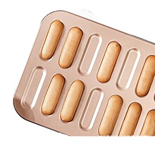 厂家直销提拉米苏手指饼干模具蛋糕闪电泡芙不沾烤盘耐高温老式