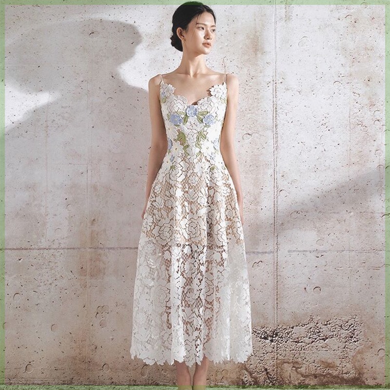 Design summer elegant lace dress