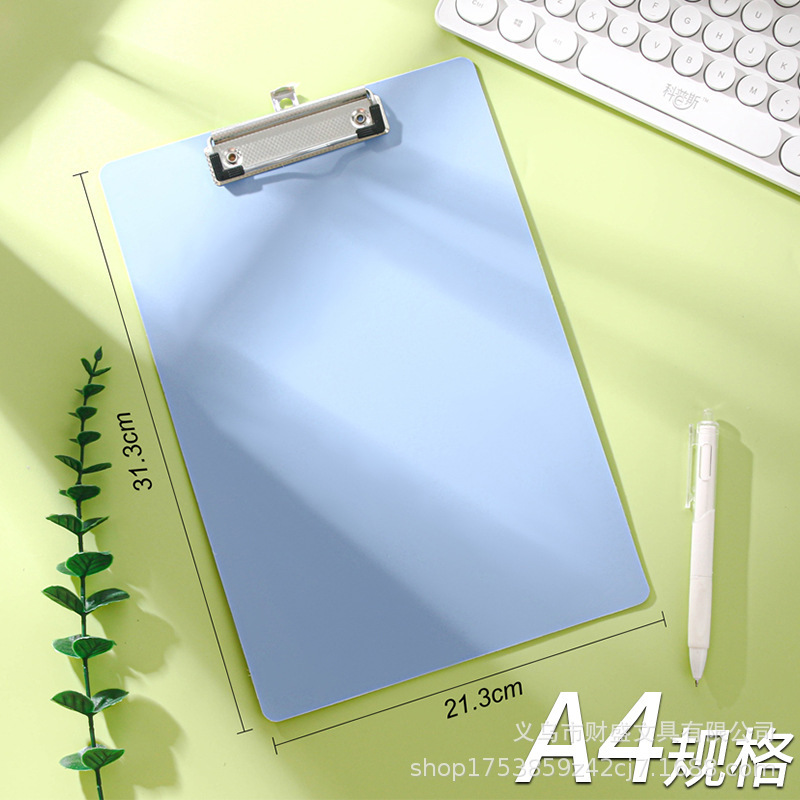 Clip de tablero de carpeta A4 tablero de escritura Clip de tablero de escritura Clip de menú Clip de datos Clip de tablero duro Fabricante