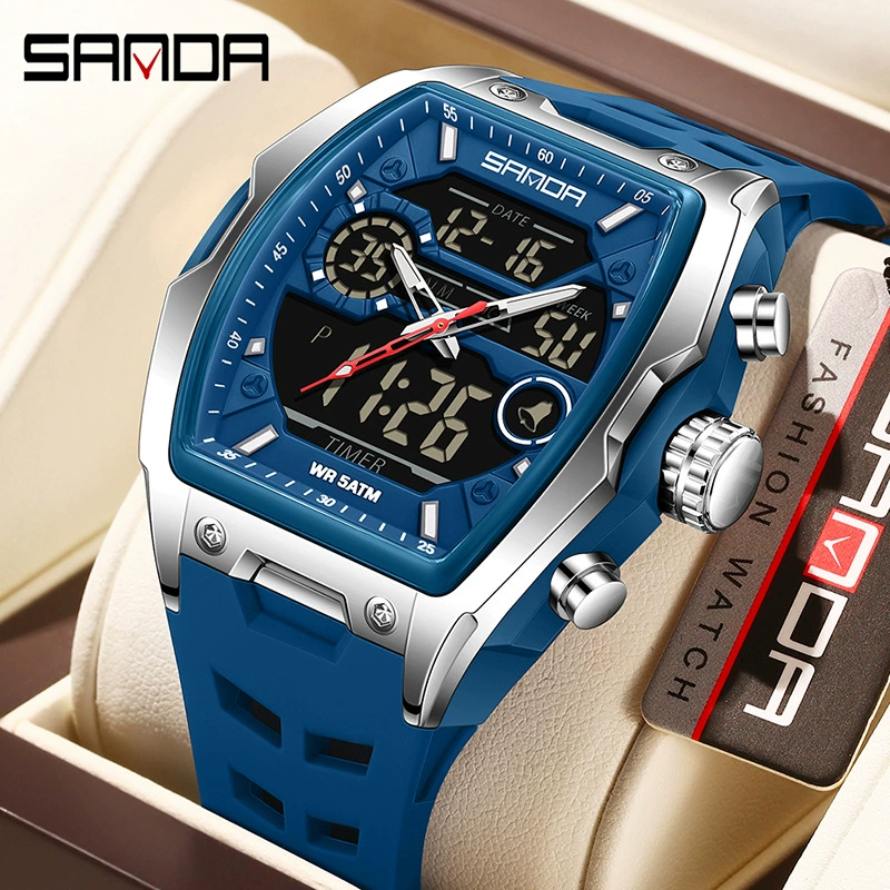 三达 Waterproof fashionable universal digital watch