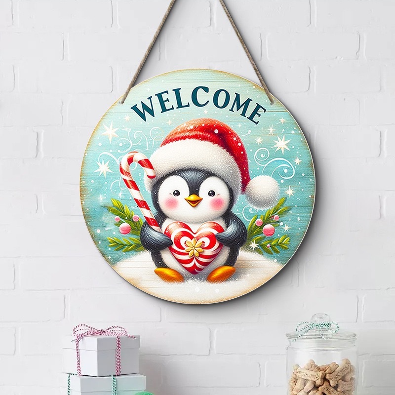 クロスボーダークリスマスクリエイティブ吊り下げ装飾木製工芸品ラウンドドアサイン木製吊り下げタグシリーズ 20Cmos 吊り下げ|undefined