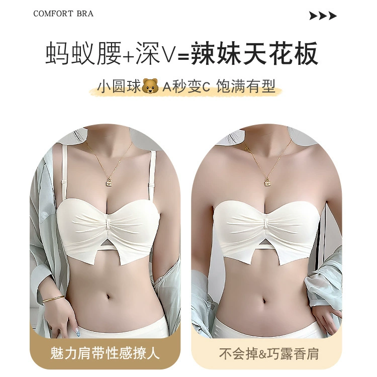 Yoyo, comics, comfortable underwear, push up bra, wireless bra, set