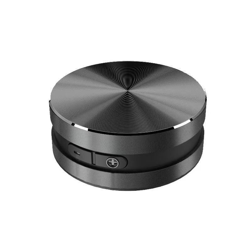 新しい TM001 骨伝導ポータブル磁気ミニ小型鋼砲 Bluetooth スピーカーメタルシェルブラックテクノロジーサブウーファー|undefined
