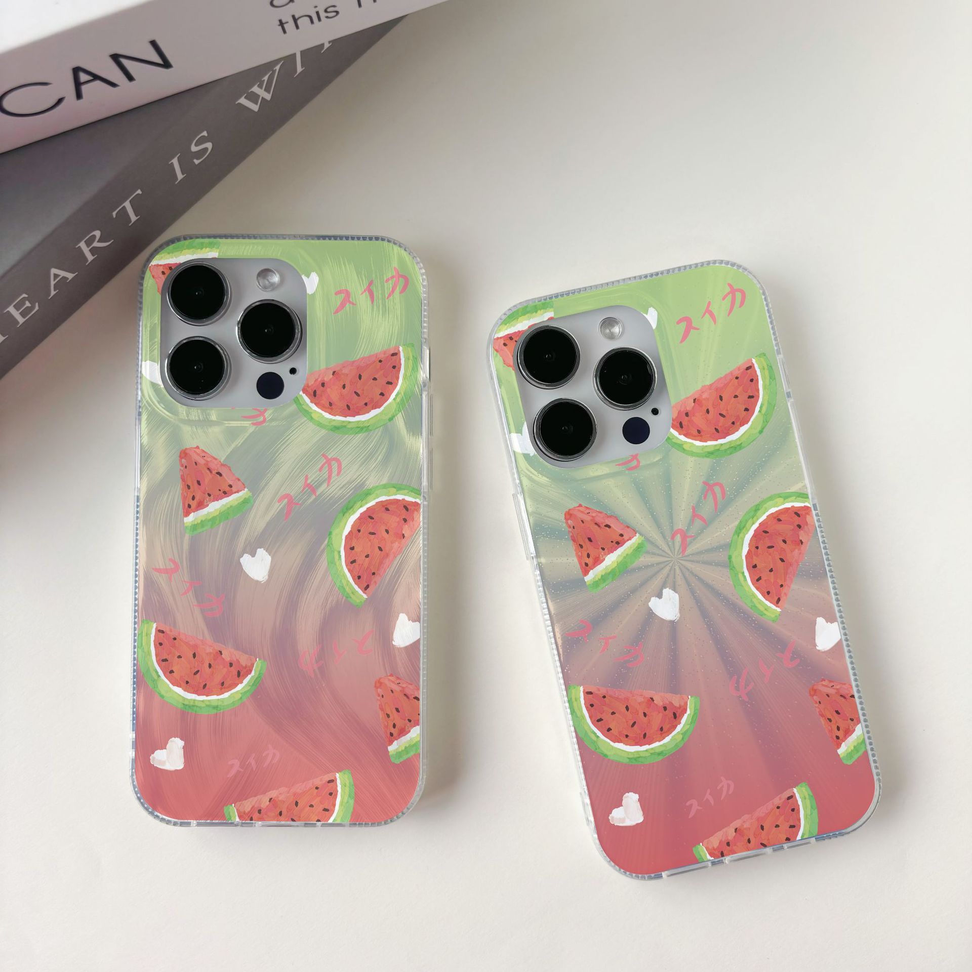 Funda para teléfono Apple 15, 14 Pro Max, 13, 12, 11, diseño de plumas, pintada, IMD, femenina, bonita, venta al por mayor