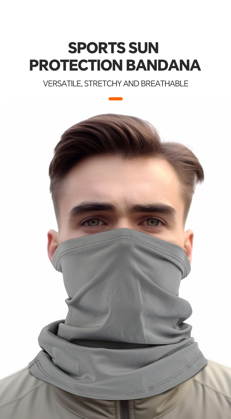 Summer Sun Protection Ice Silk Headscarf 1