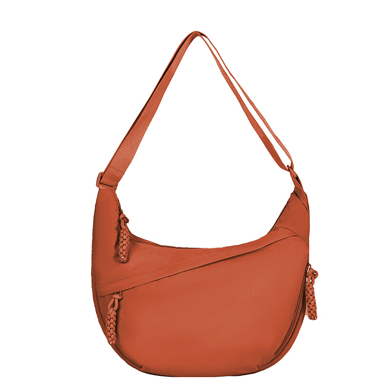 Fashion Lightweight Large Capacity Shoulder Bag For Women, Waterproof Nylon Crossbody Dumpling Bag For Students And Commuting - Thumbnail 5