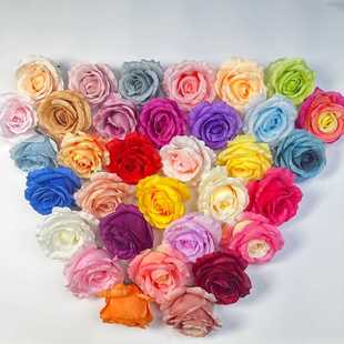 Fake Flower Rose Artificial Flower Ornaments Wedding Wedding Scene Layout Decoration Anna Artificial Rose Flower 10cm