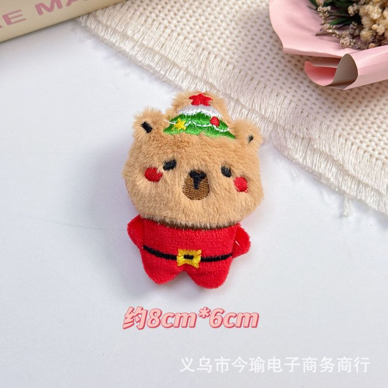 卡通圣诞玩偶挂件麋鹿KT猫水豚头饰服饰DIY饰品配件圣诞节装饰品|undefined
