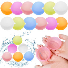 亚马逊爆款可重复硅胶磁吸水球硅胶水球玩具解压硅胶磁力水球玩具