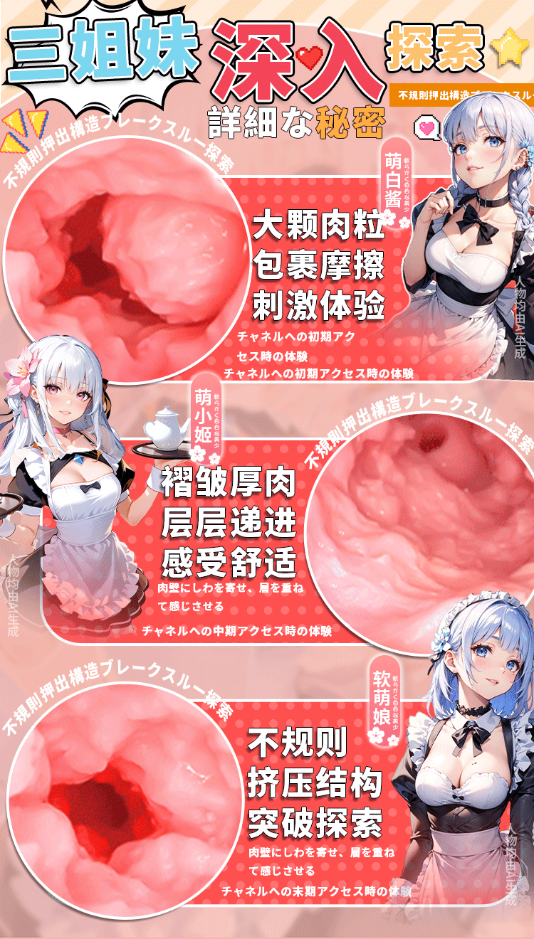 Jiuai Half-Body Masturbator Doll with Realistic Vagina and Buttocks, Manual TPE Aircraft Cup — detail image 7