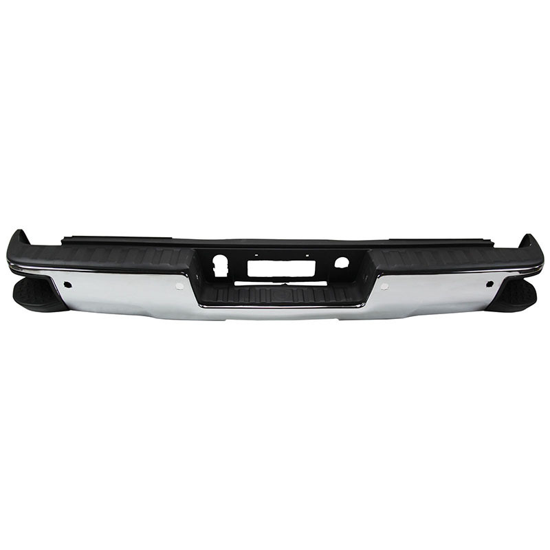 Aplicable a Chevrolet 14 - 18 Silverado parachoques traseros Solode original con agujeros de radar galvanizados