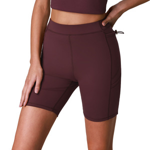 AYM041908 Amazon High-Waisted Outdoor Cycling Shorts, Quick-Dry Naked-Feel Yoga Shorts, High-Elastic Tummy Control and Butt-Lifting Sports S