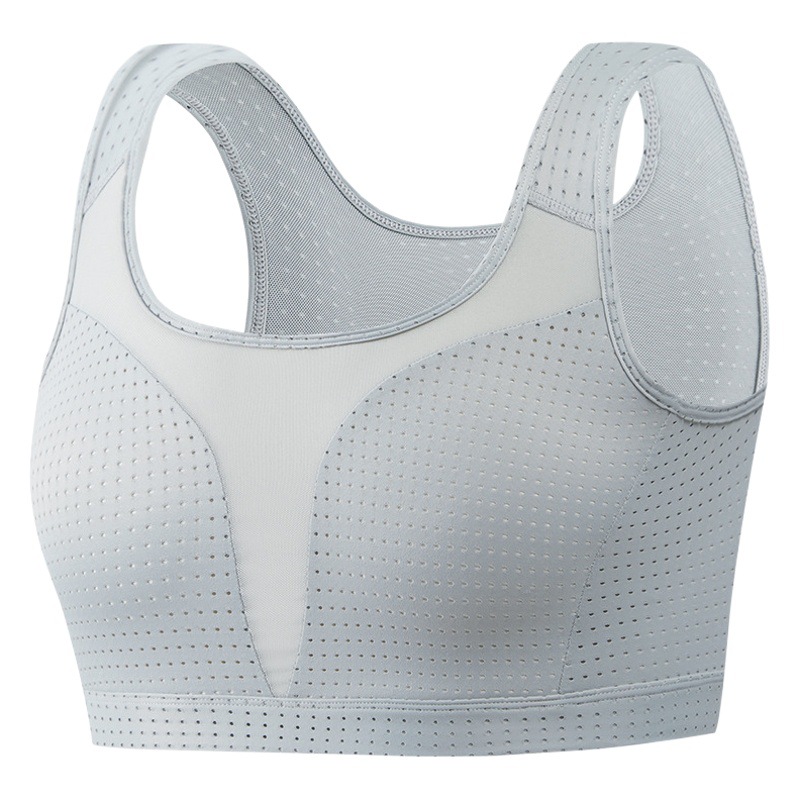 8195 Fashion New Style Sujetador deportivo con soporte para el pecho, hermoso diseño en la espalda, minimiza los bustos grandes, sujetador ultra plano moldeador para estudiantes con pecho plano.
