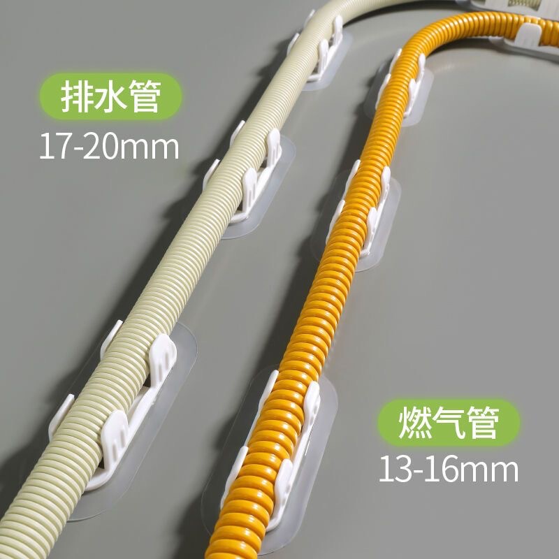 【メーカー直販】穴あけ不要ガス管固定器花撒管四分管固定バックルはバックゴム付きバックルです。|undefined