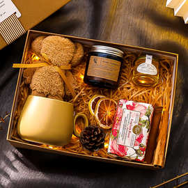 生日礼物母亲节伴手礼香薰蜡烛棕色礼盒实用节日用品礼品小众实用