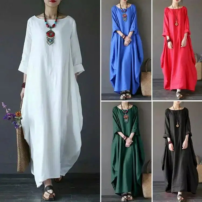 European and American Goddess-Style Sexy Round-Neck Solid Color Dress with Ruffled Hem and Unique Design for Women European and American Goddess-Style Sexy Round-Neck Solid Color Dress with Ruffled Hem and Unique Design for Women
