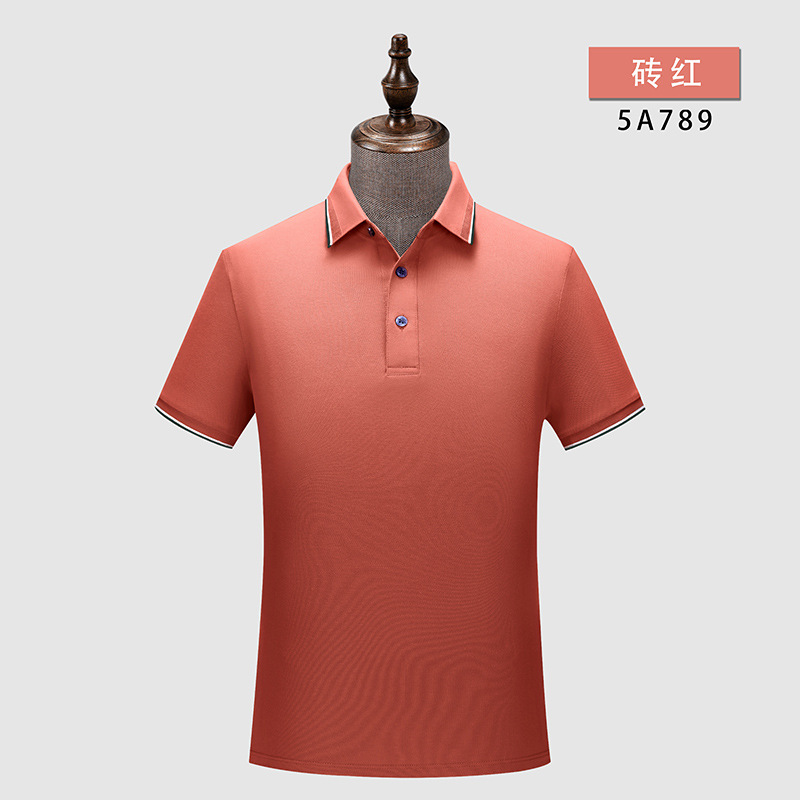 5A antibacteriano anticuerpo desodorante anti-ácaros manga corta solapa camiseta publicidad camisa polo ropa de trabajo personalizada logotipo