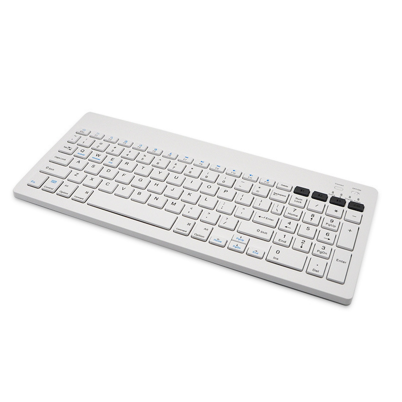 Russian Bluetooth keyboard rechargeable mute ultra-thin mini computer mobile phone keyboard factory direct sales Russian Bluetooth keyboard rechargeable mute ultra-thin mini computer mobile phone keyboard factory direct sales