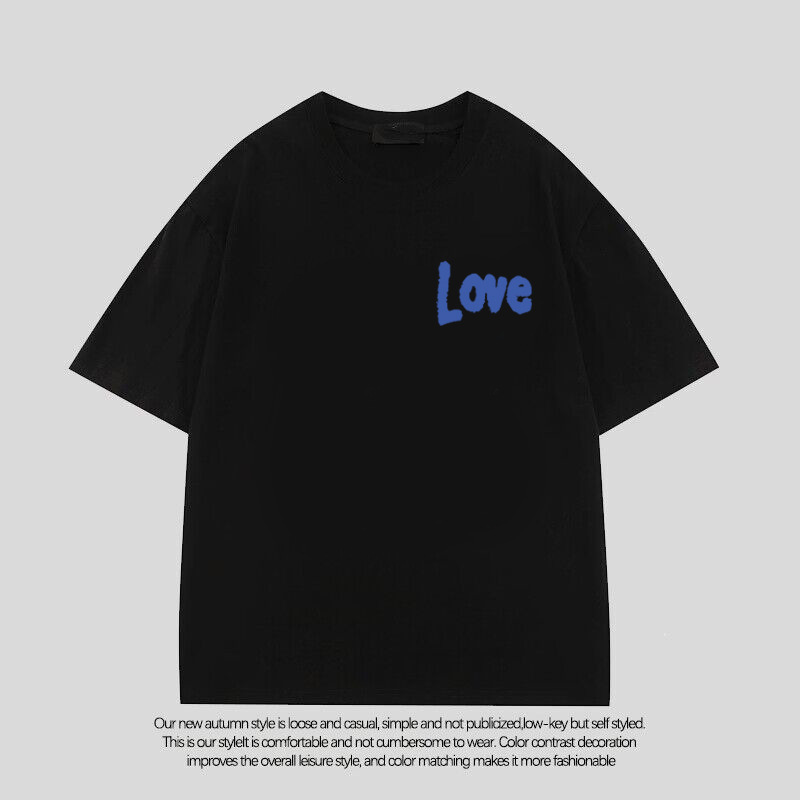 검은 셔츠 가슴 사랑
