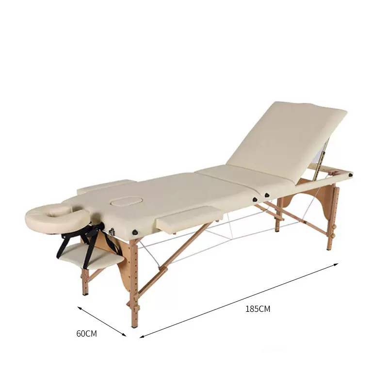 现代简约便携式折叠按摩床可调节推拿艾灸床家用美容床调节高度