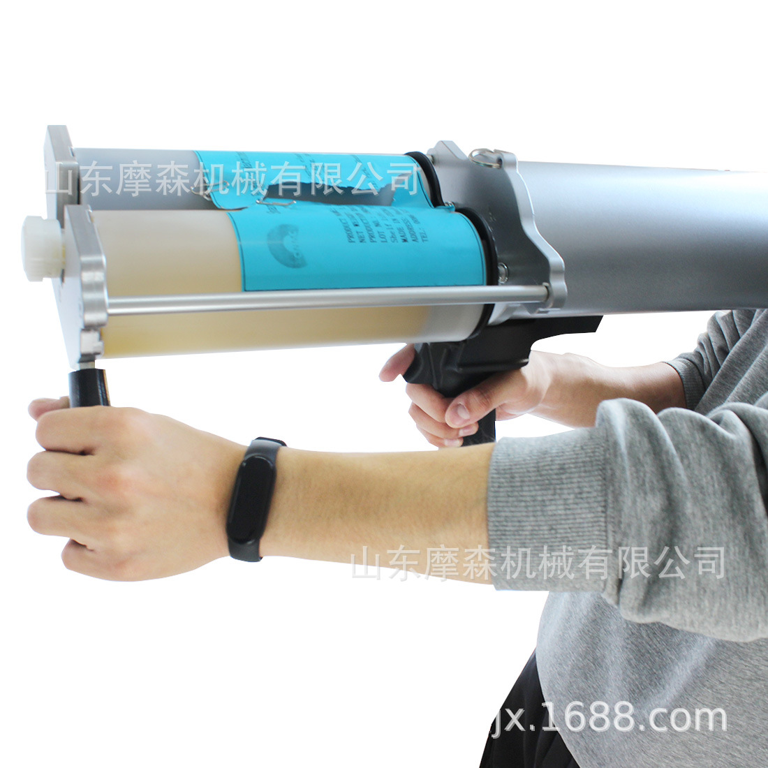 现货出口1:1聚脲聚氨酯喷枪 双组份聚脲聚氨酯黑白原料胶枪配件