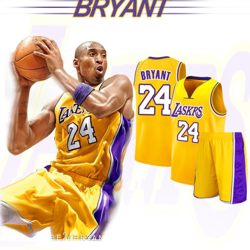 Kobe No. 24 Jersey Lakers Men James Owen Curry Children's Basketball Suit suit Breathable Wholesale Custom
