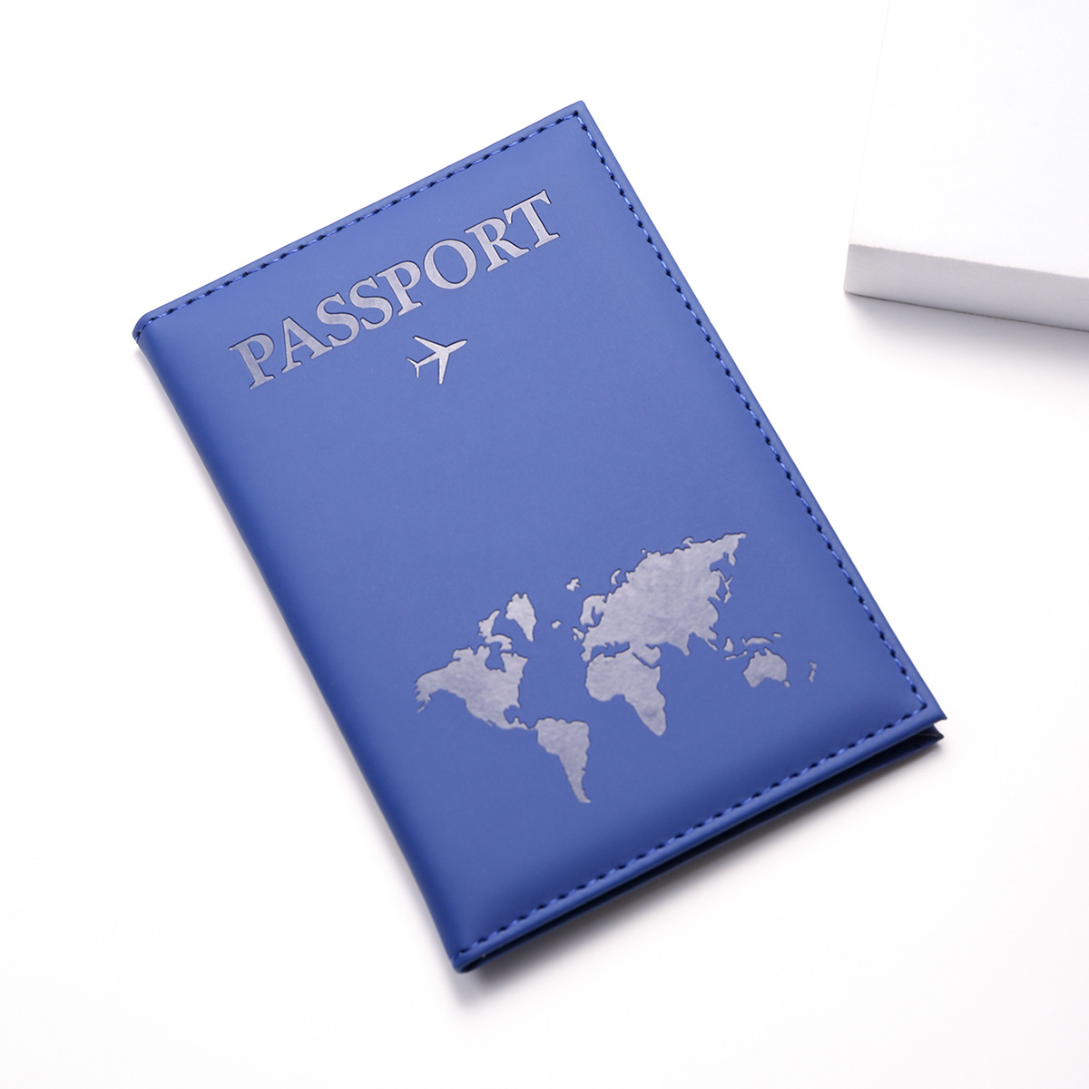 multi color map passport bag travel document bag passport holder passport protective cover couple passport bag_voghion.com