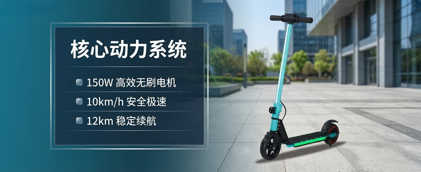 6.3-Inch Foldable Children's Electric Balance Scooter, Rechargeable Portable Two-Wheeled Scooter, Direct Wholesale from Cross-Border Factory