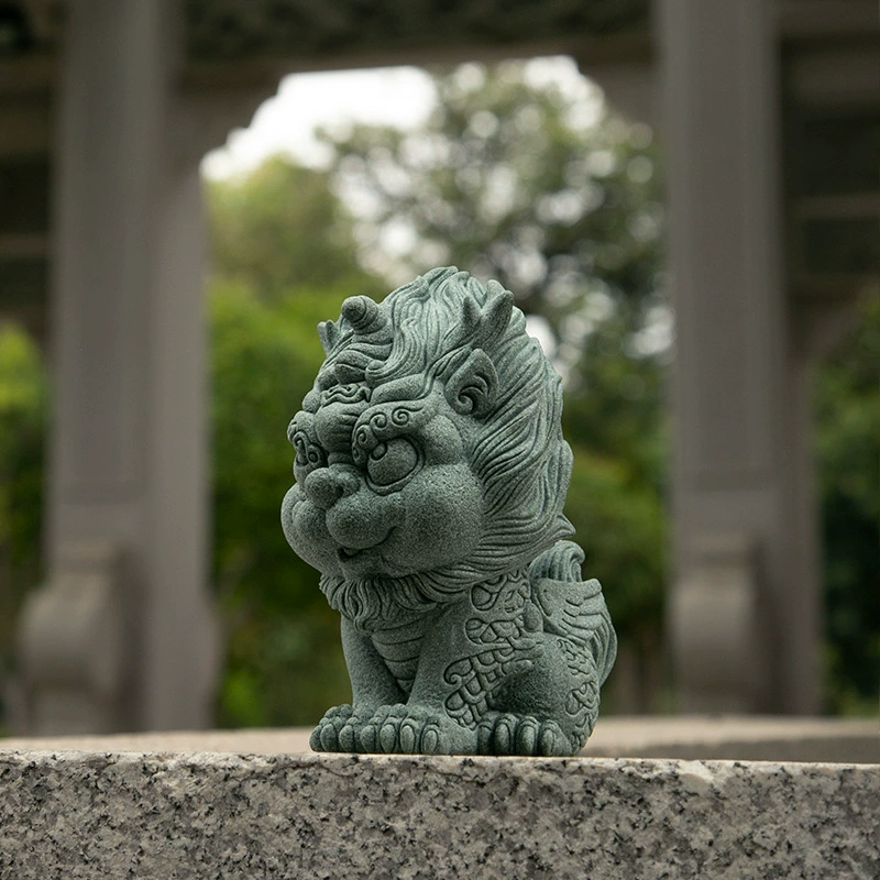 Новый китайский стиль Swiss Beasts, Captain Capital, Black Sandy Stone Fish Line Aquarium Creative Guo Chao Tea Pet Home Decoration