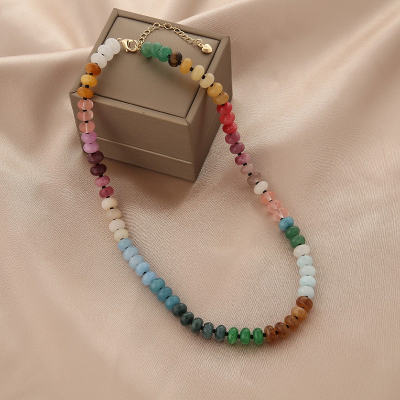 organic beaded bracelet handmade