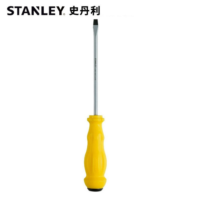Плоская отвертка Stanley с пластиковой ручкой S-2, бытовая отвертка с магнитным наконечником