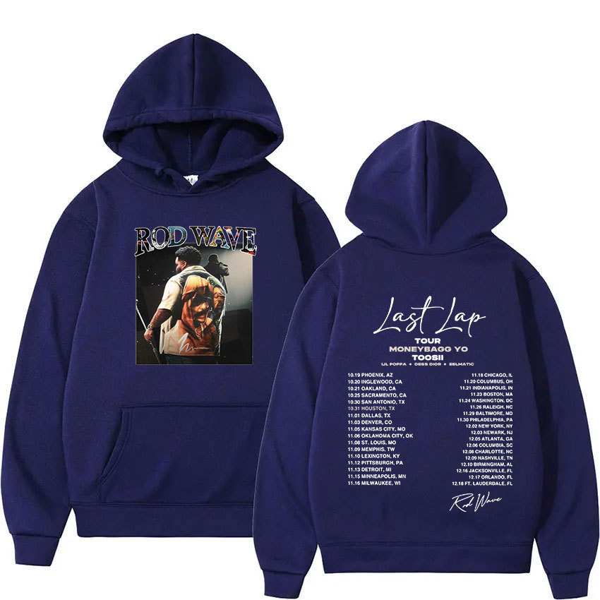 Rod Wave Last Lap Tour 2024 Album Hoodie Men Women Vintage F