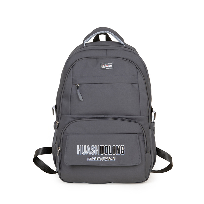 Casual Men's Backpack For School Large Capacity Minimalist Style_voghion.com