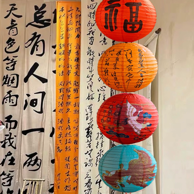 Национальный фонарь в стиле фонарь в гостиной