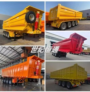Tipper Semi-Trailer with Rear Tipping, Tank-Type Rear Tipping Dump Truck Manufacturer, Side Tipping Dump Semi-Trailer, Light Semi-Trailer