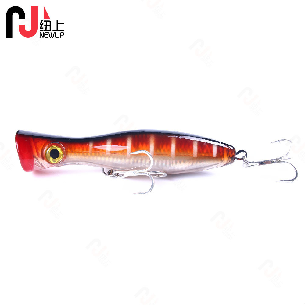 Big Popper Lures Hard Plastic Minnow Baits Fresh Water Bass Swimbait Tackle Gear