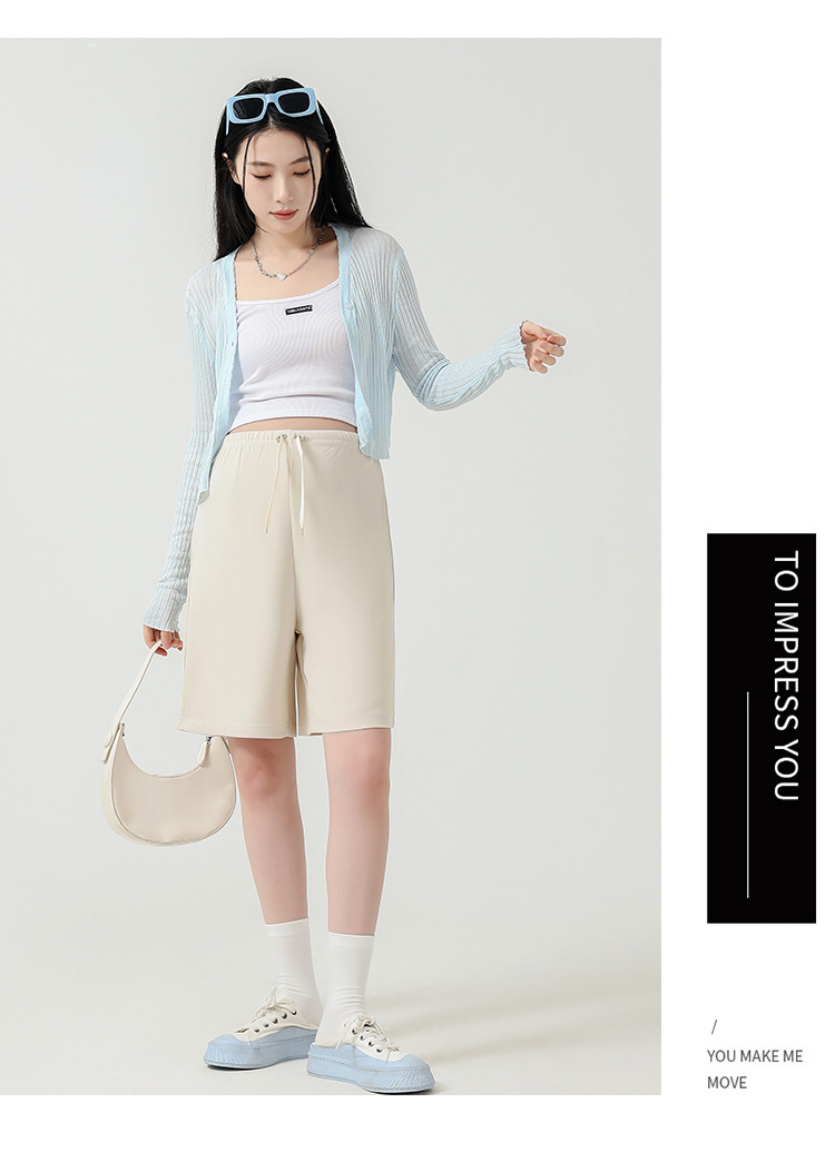 Maternity Pants Summer New Style Ice Silk Bell Bottoms Shorts Outerwear Sweatpants Five-minute Pants Hot Sellers Maternity Pants